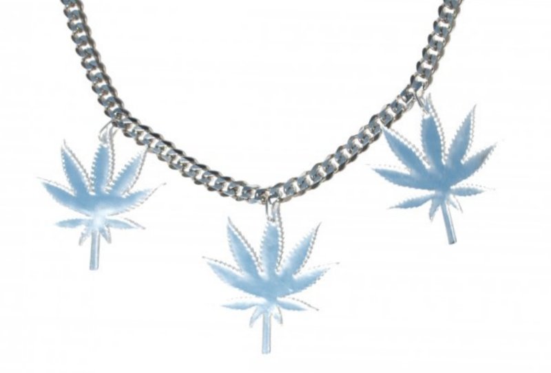 Triple Mirror Medium Chronic Leaf Chain