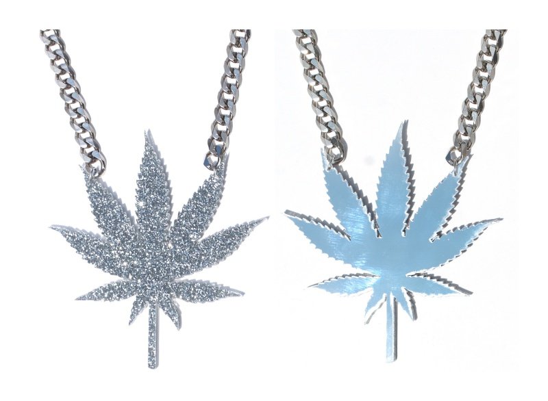 Silver & Mirror Reversable Large Chronic Chain
