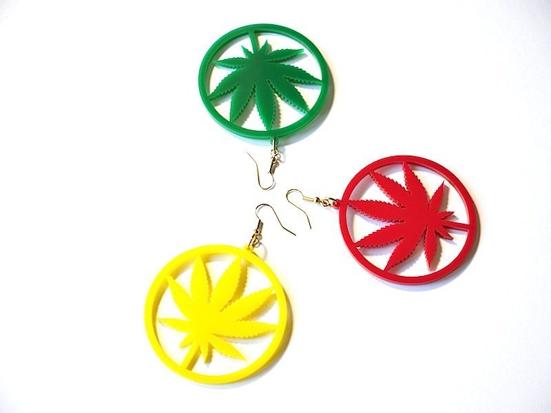 Chronic Collection - Ganja Earrings
