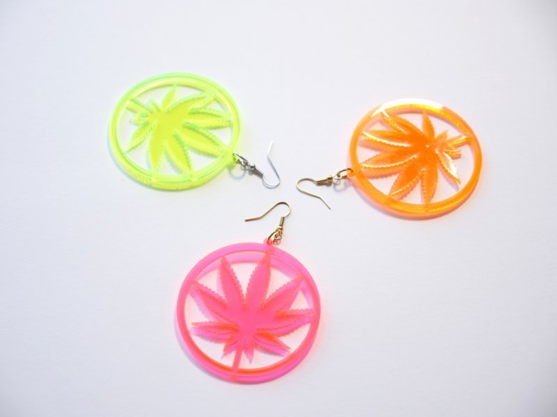 Dayglo Chronic Earrings