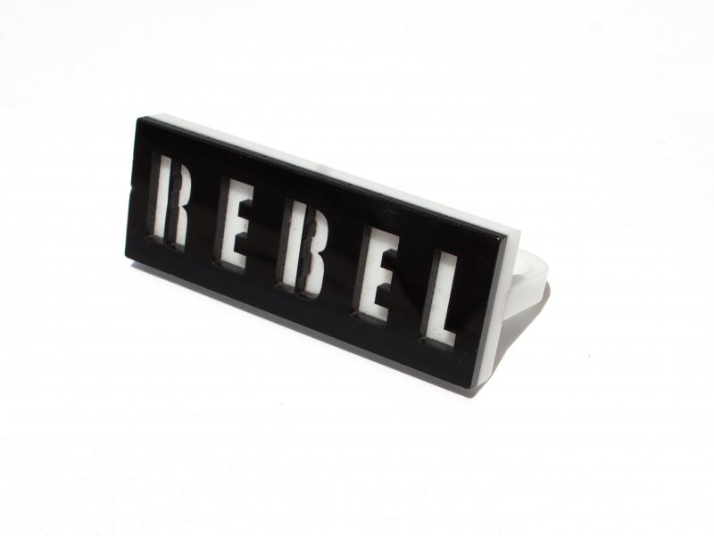 Black & White REBEL Knuckle Ring​