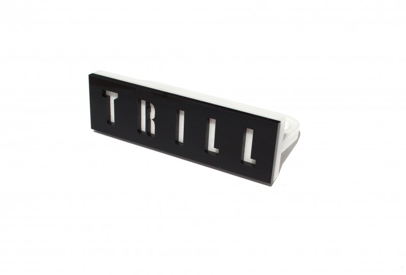 Black & White TRILL Knuckle Ring